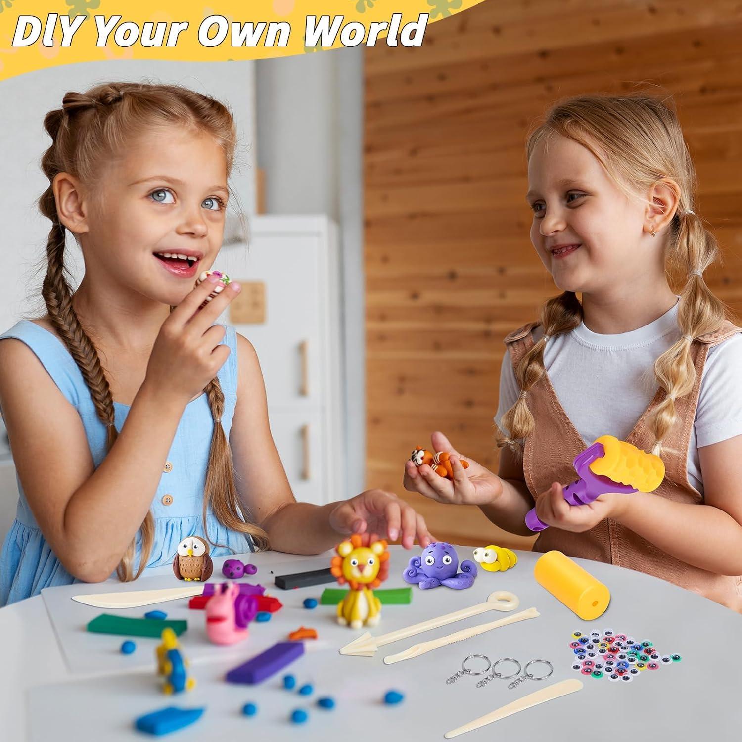 Kit de Arcilla Secada al Aire UZLU 254 PCS 160 Colores