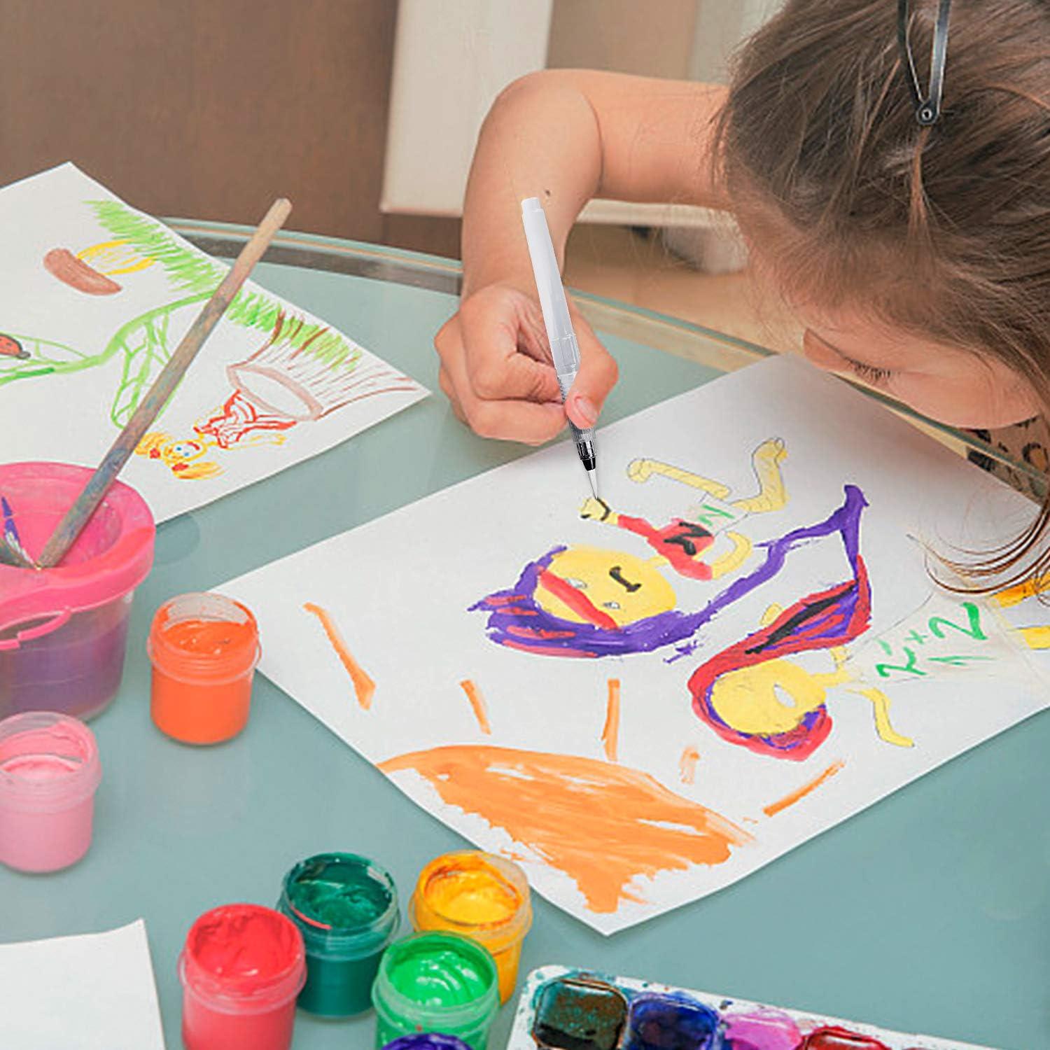 Conjunto de 6 Pinceles de Acuarela UPINS - Nylon Multiusos