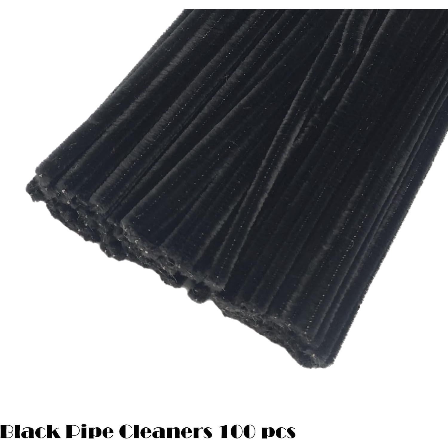 Juego de Limpiapipas Negros Swpohrat 100 Piezas 30.48 cm