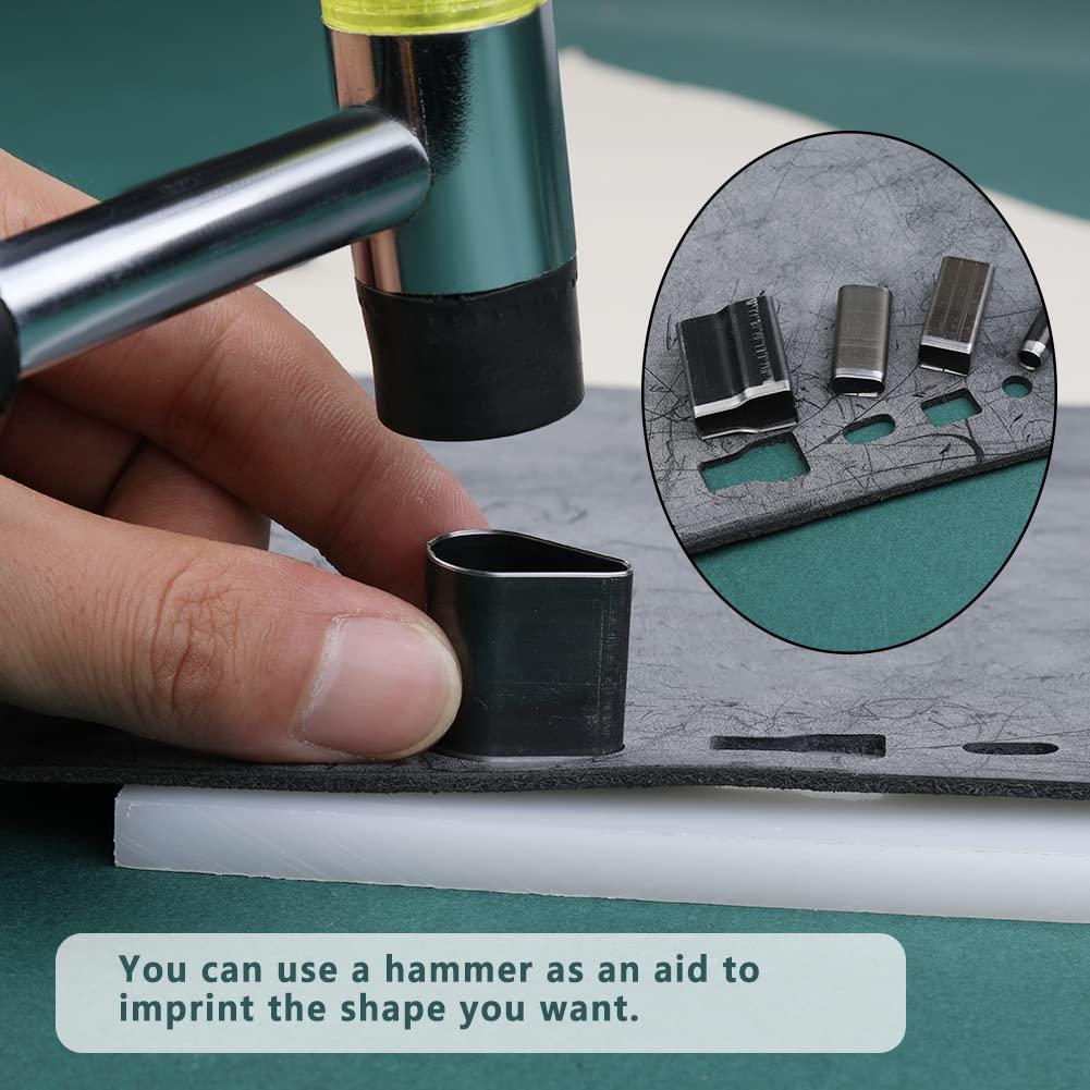 Cortador de Punch Hueco Yizzvb 24 Estilos para Cuero DIY