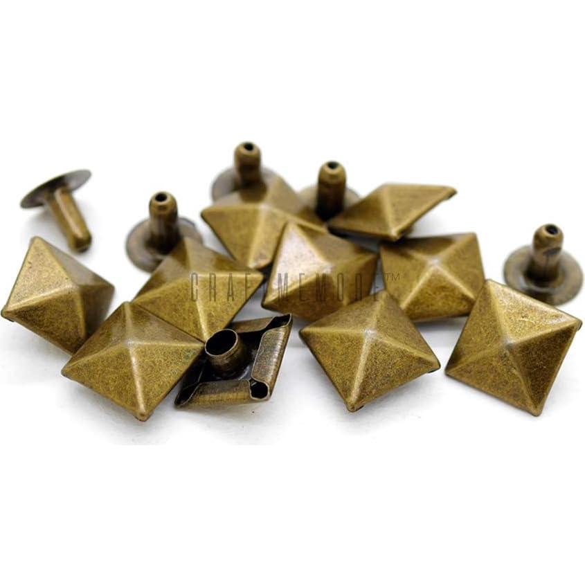 Remaches Decorativos CRAFTMEMORE 100pcs 7mm Bronce Antiguo