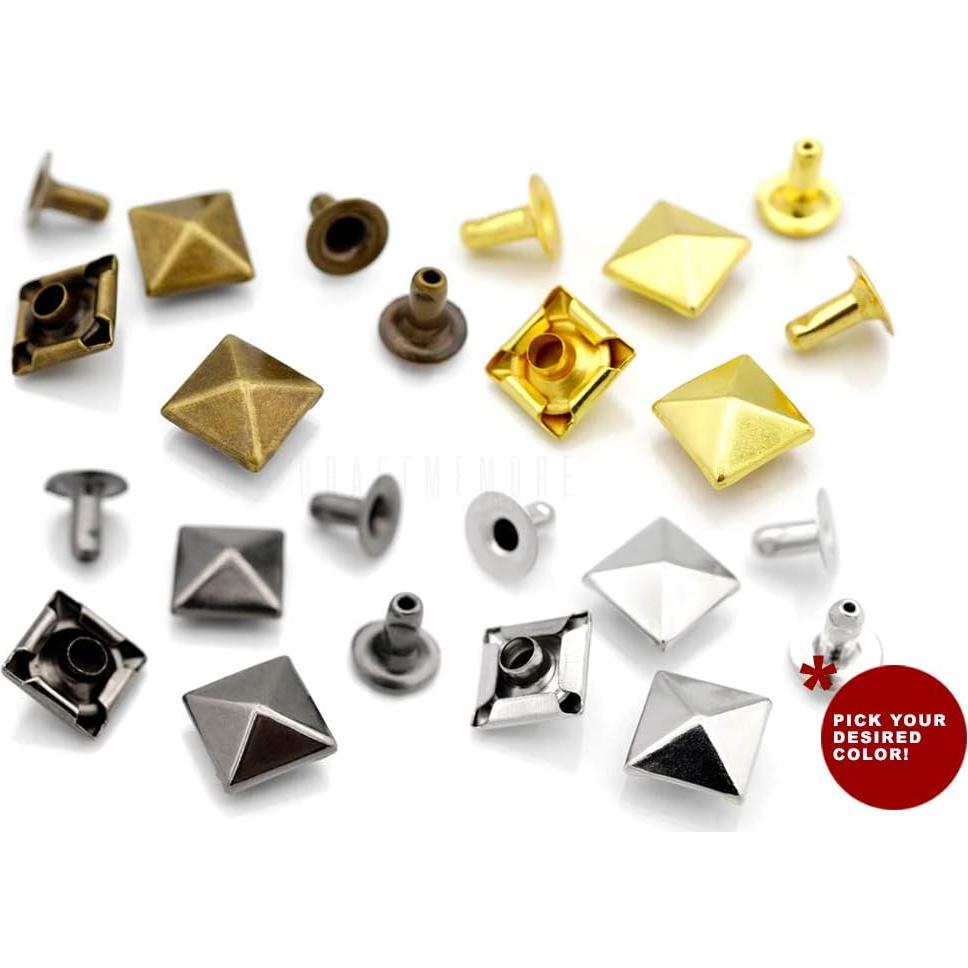 Remaches Decorativos CRAFTMEMORE 100pcs 7mm Bronce Antiguo