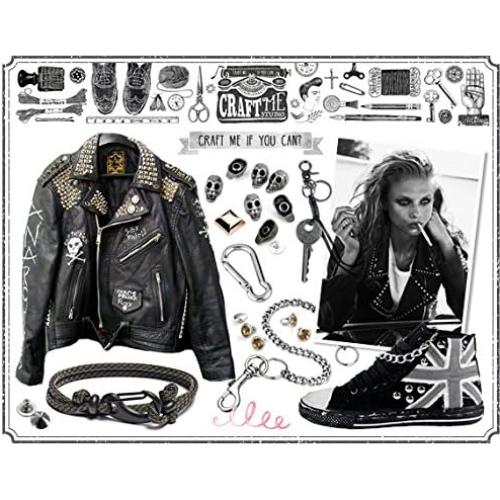 Remaches Decorativos CRAFTMEMORE 100pcs 7mm Bronce Antiguo