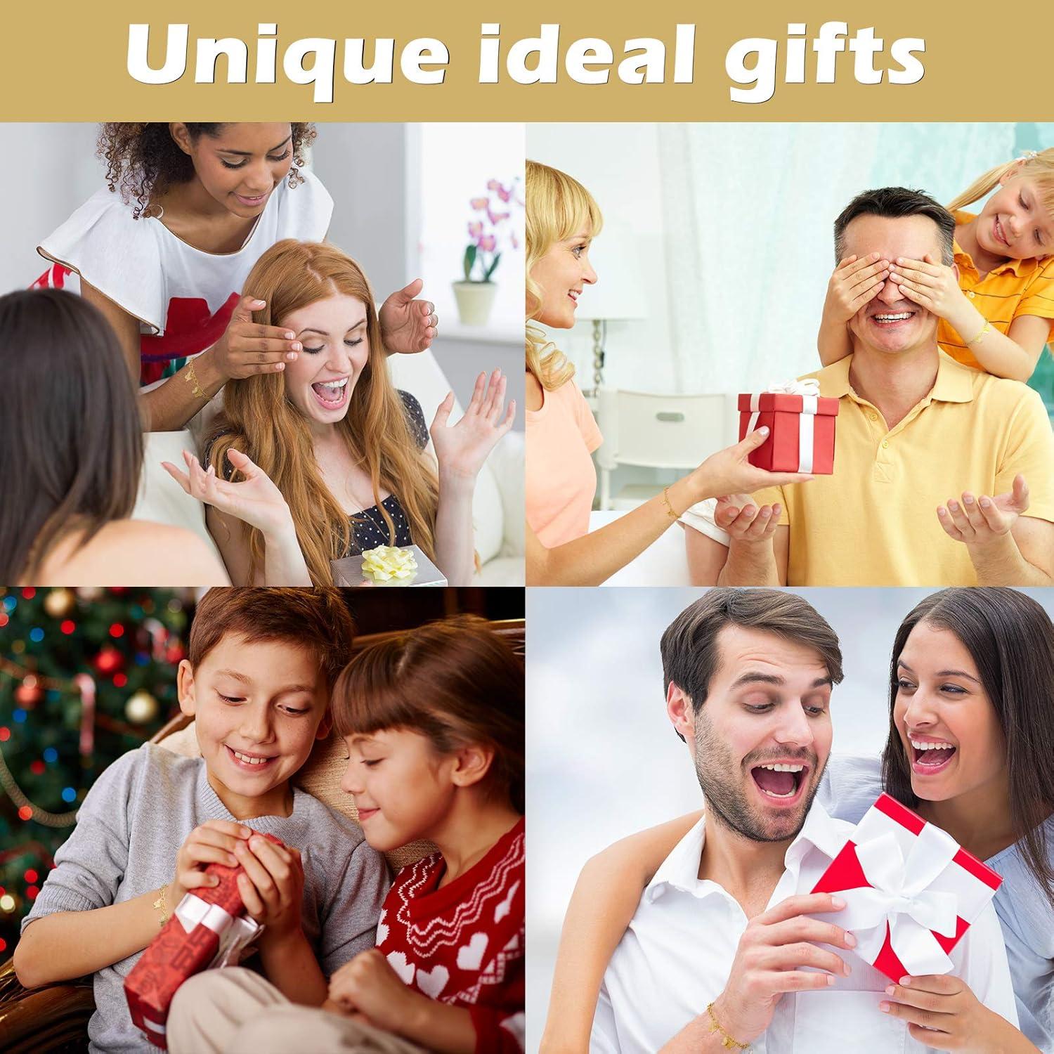 Cadenas de Pulsera Hicarer 24 Piezas Cierre de Palanca Oro