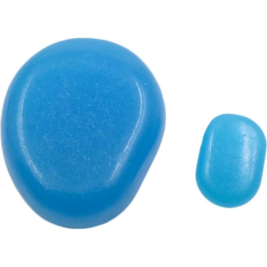 20Pcs Piedras Brillantes QTTLLI para Jardín y Acuario 4.3cm