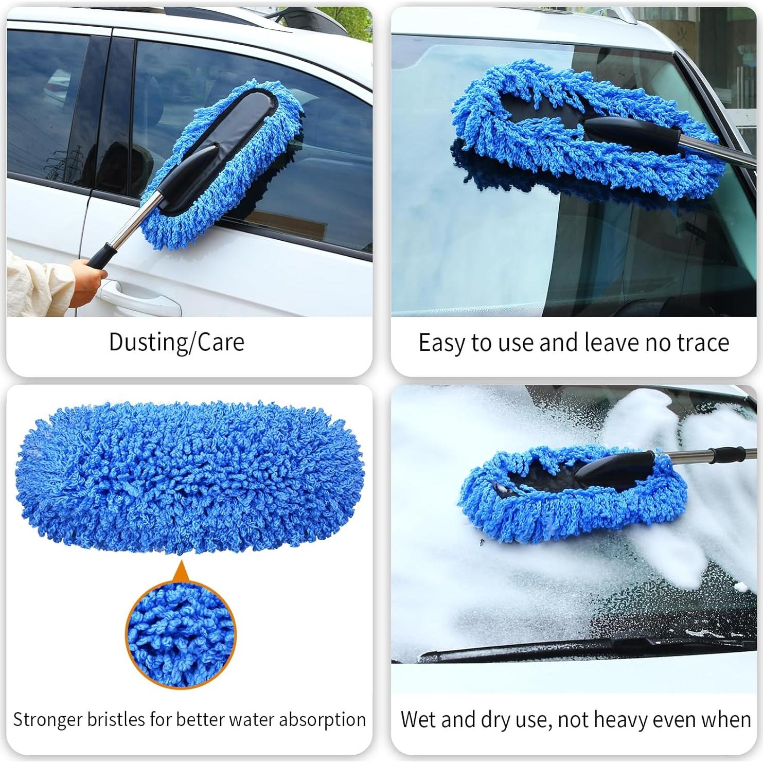 Duster Extensible COFSODI para Limpieza de Autos 80 cm Azul