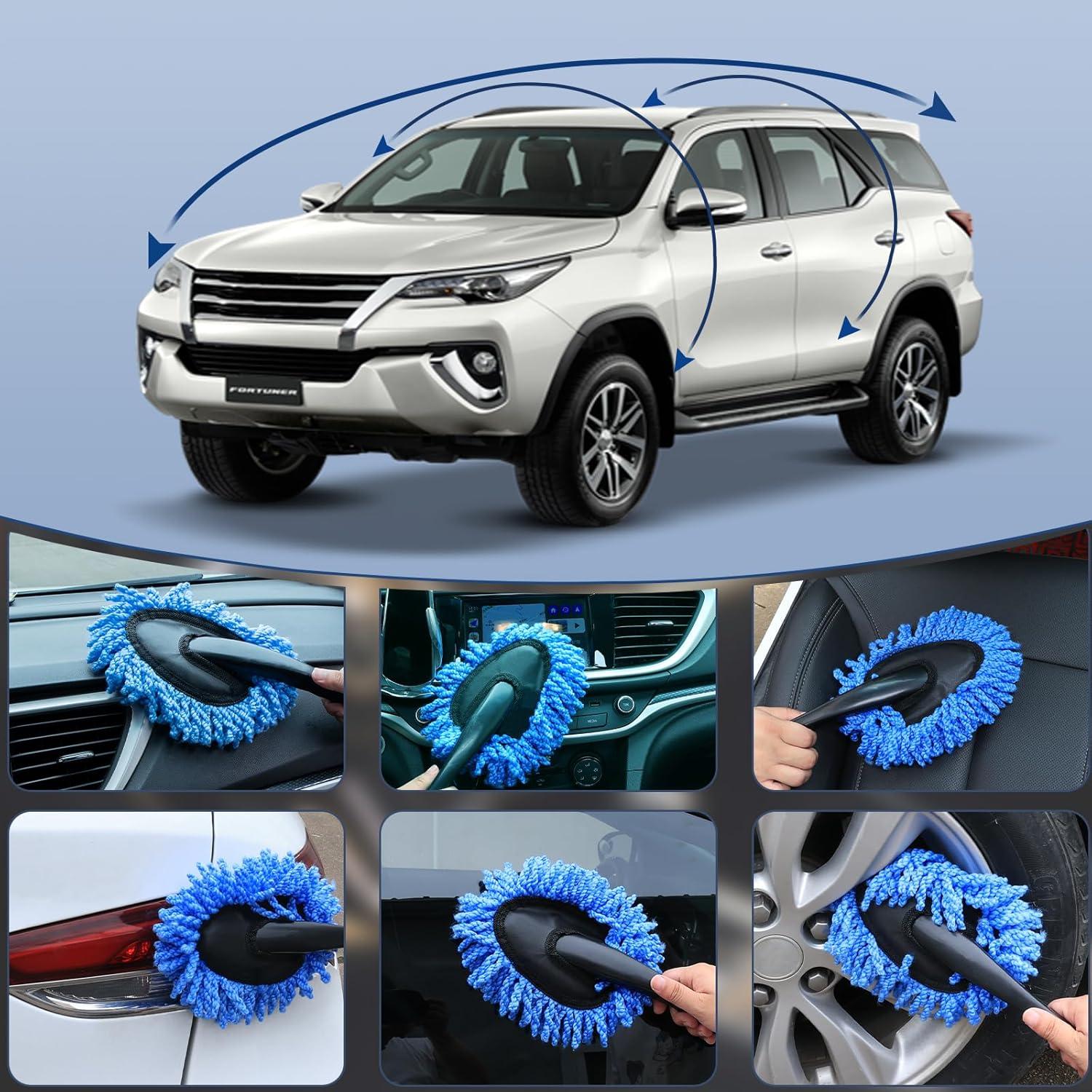 Duster Extensible COFSODI para Limpieza de Autos 80 cm Azul