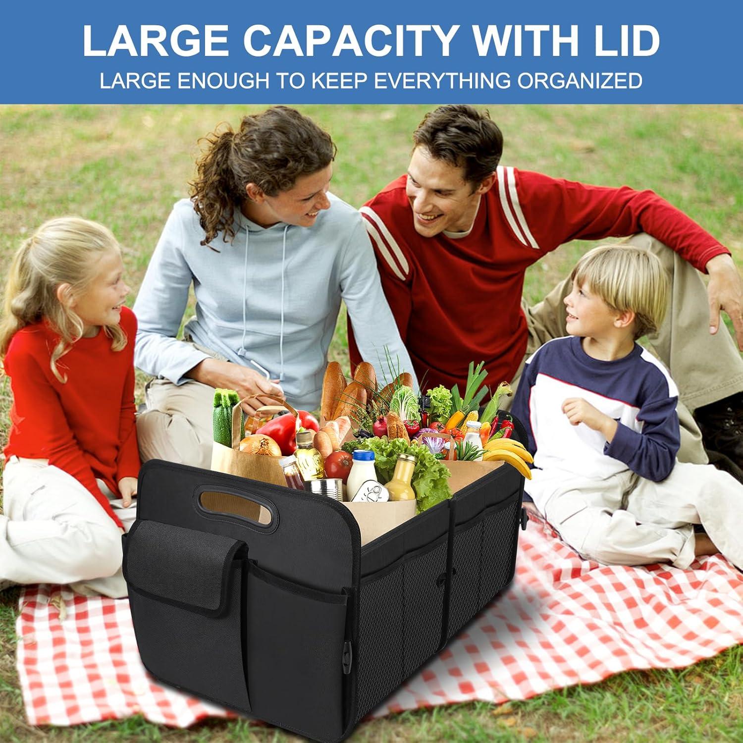 Organizador de Maletero HABOPET 72L Plegable Impermeable Negro