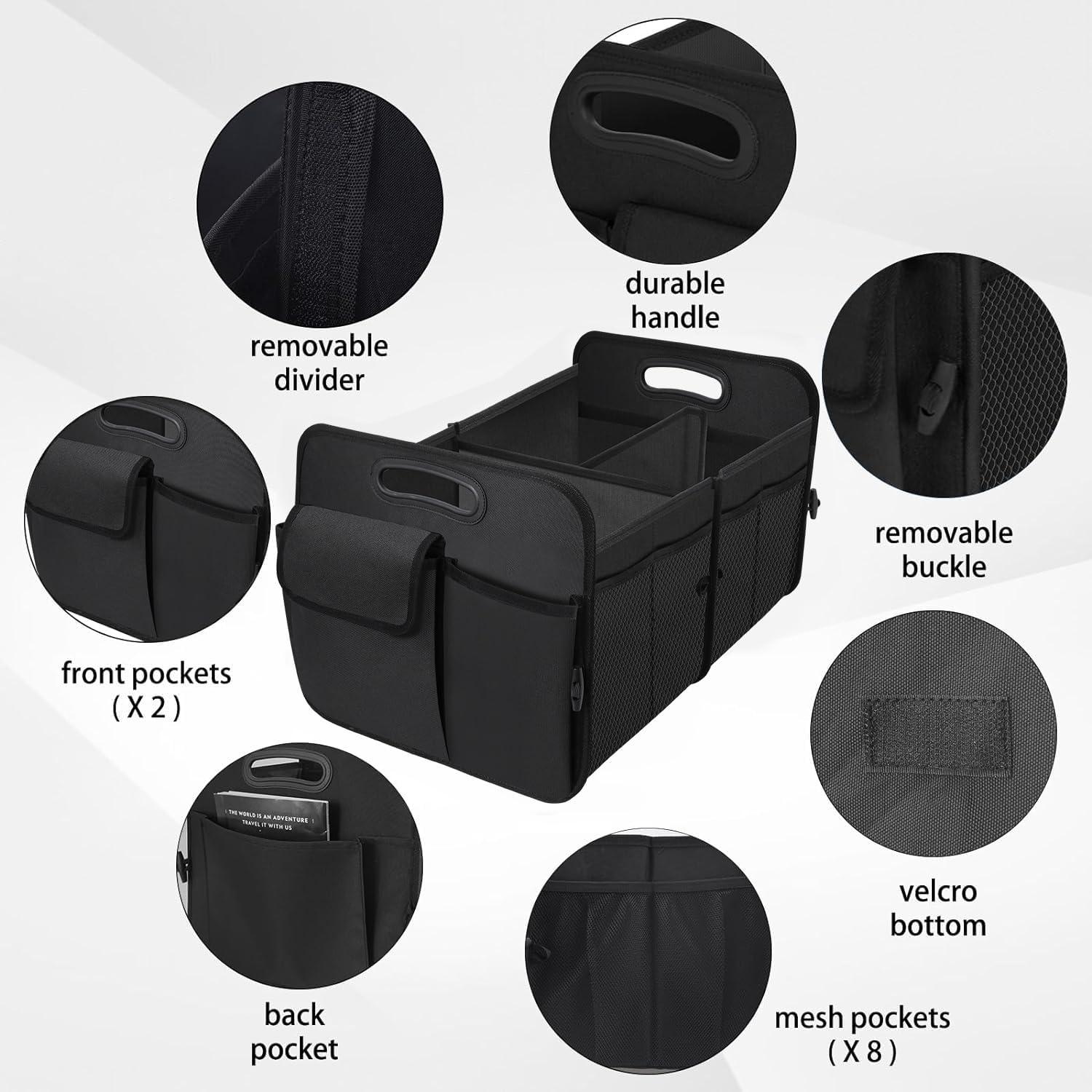 Organizador de Maletero HABOPET 72L Plegable Impermeable Negro