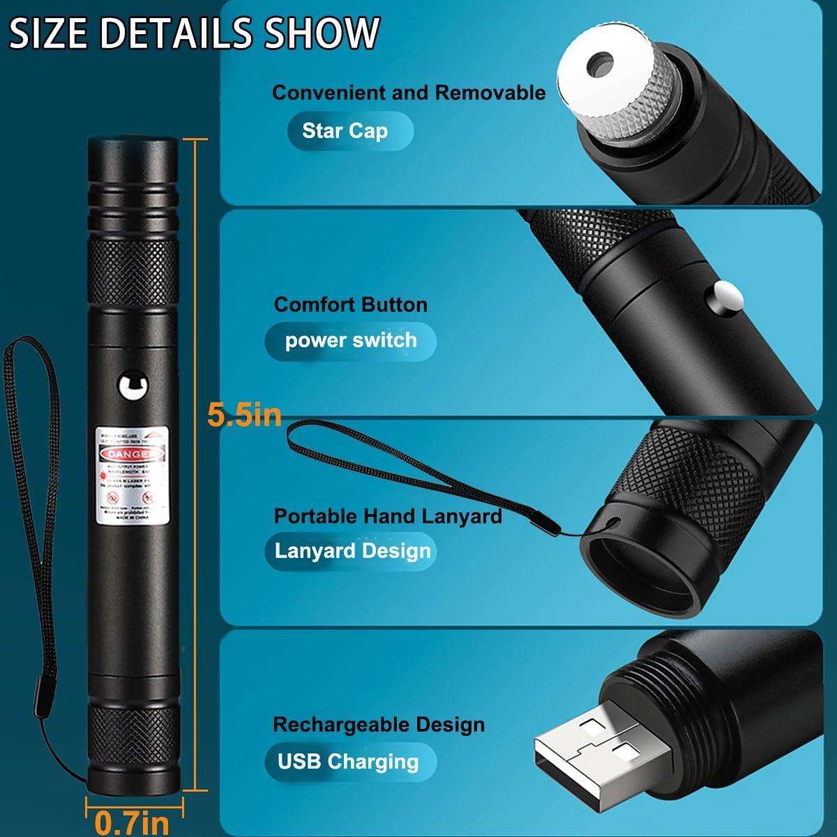 Puntero Láser Rojo Interactivo para Mascotas Yiwu 9127