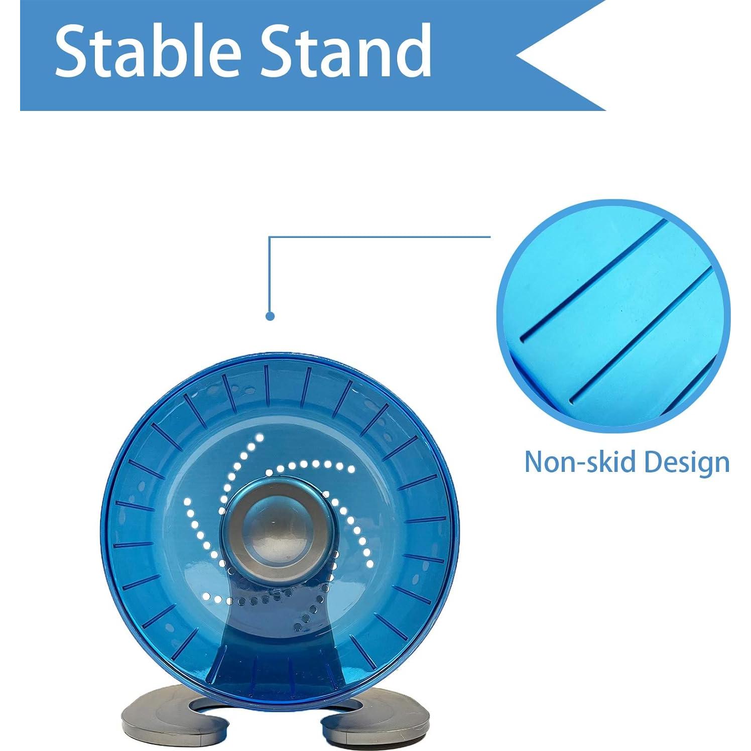 Rueda de Ejercicio para Hámster Petest 17 cm Azul Silenciosa