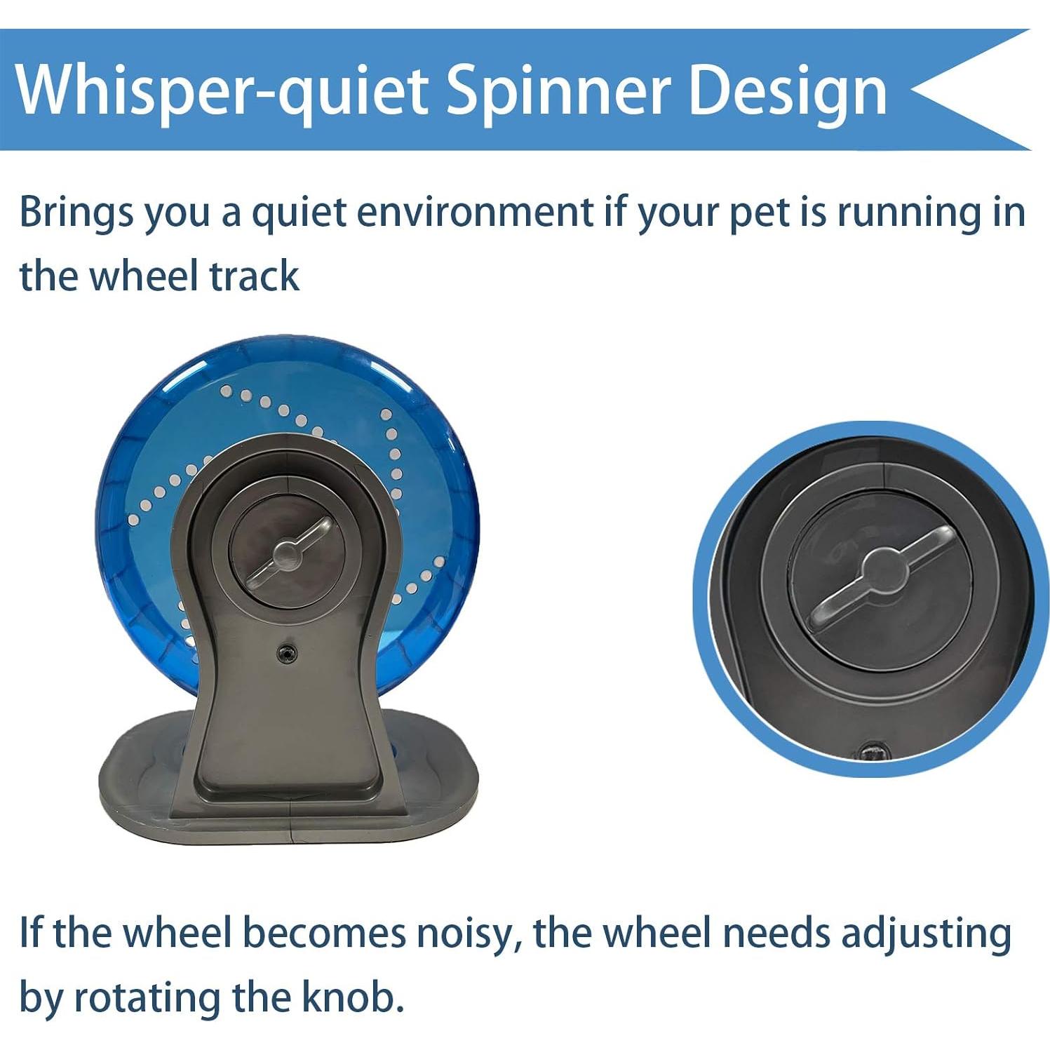 Rueda de Ejercicio para Hámster Petest 17 cm Azul Silenciosa