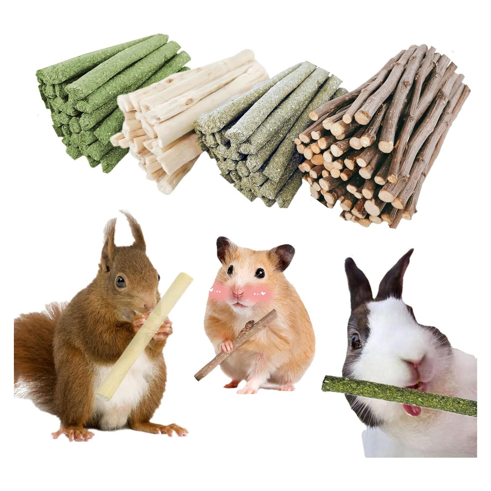 Bastón de Masticar 4 en 1 GREMBEB para Conejos 140g