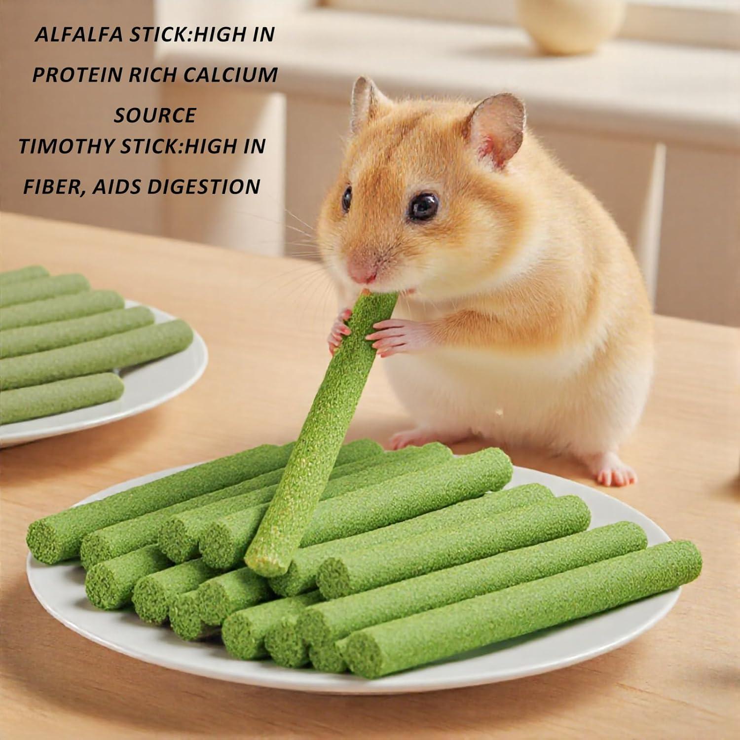 Bastón de Masticar 4 en 1 GREMBEB para Conejos 140g