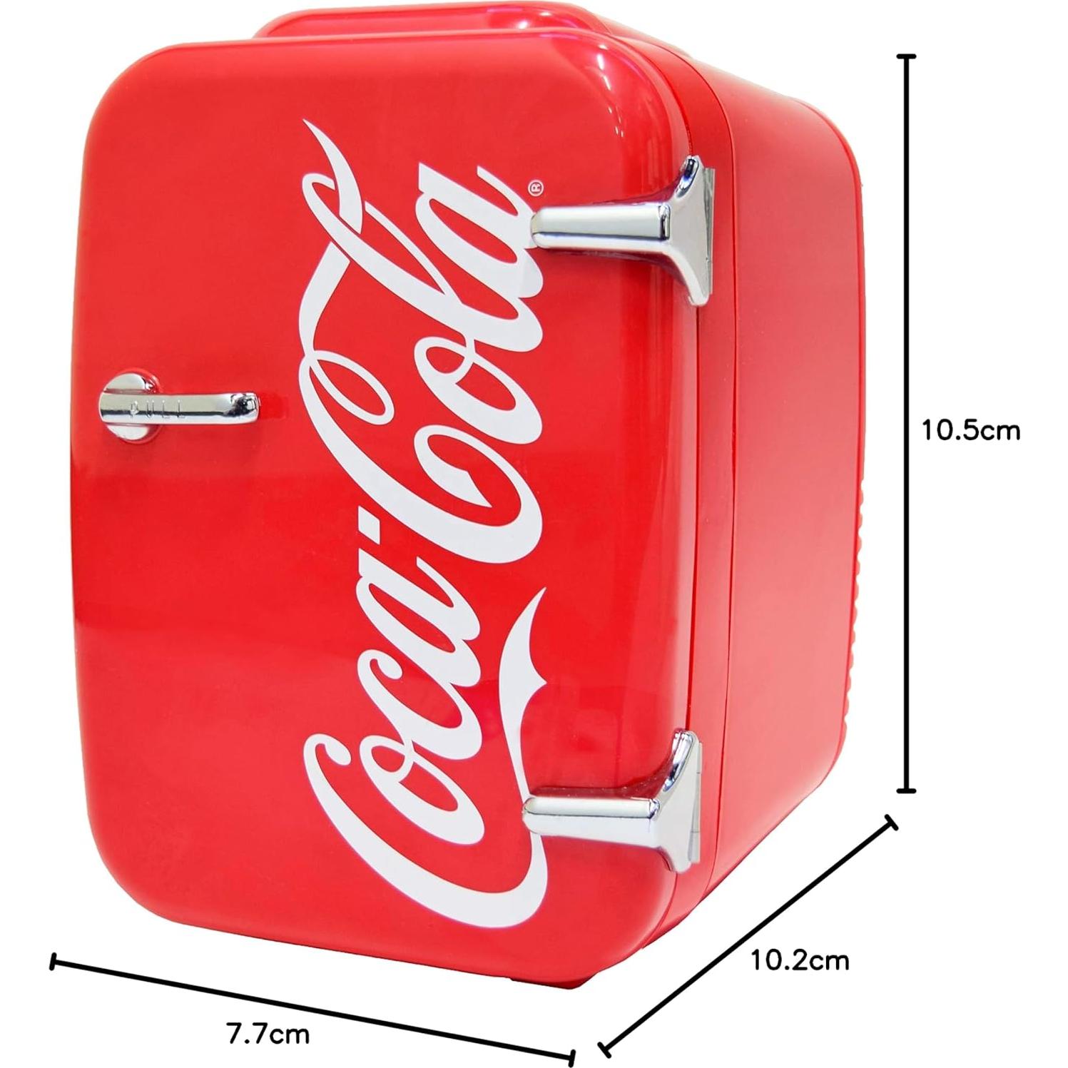 Mini Nevera Retro Coca-Cola Cooluli 4L Portátil Enfriador