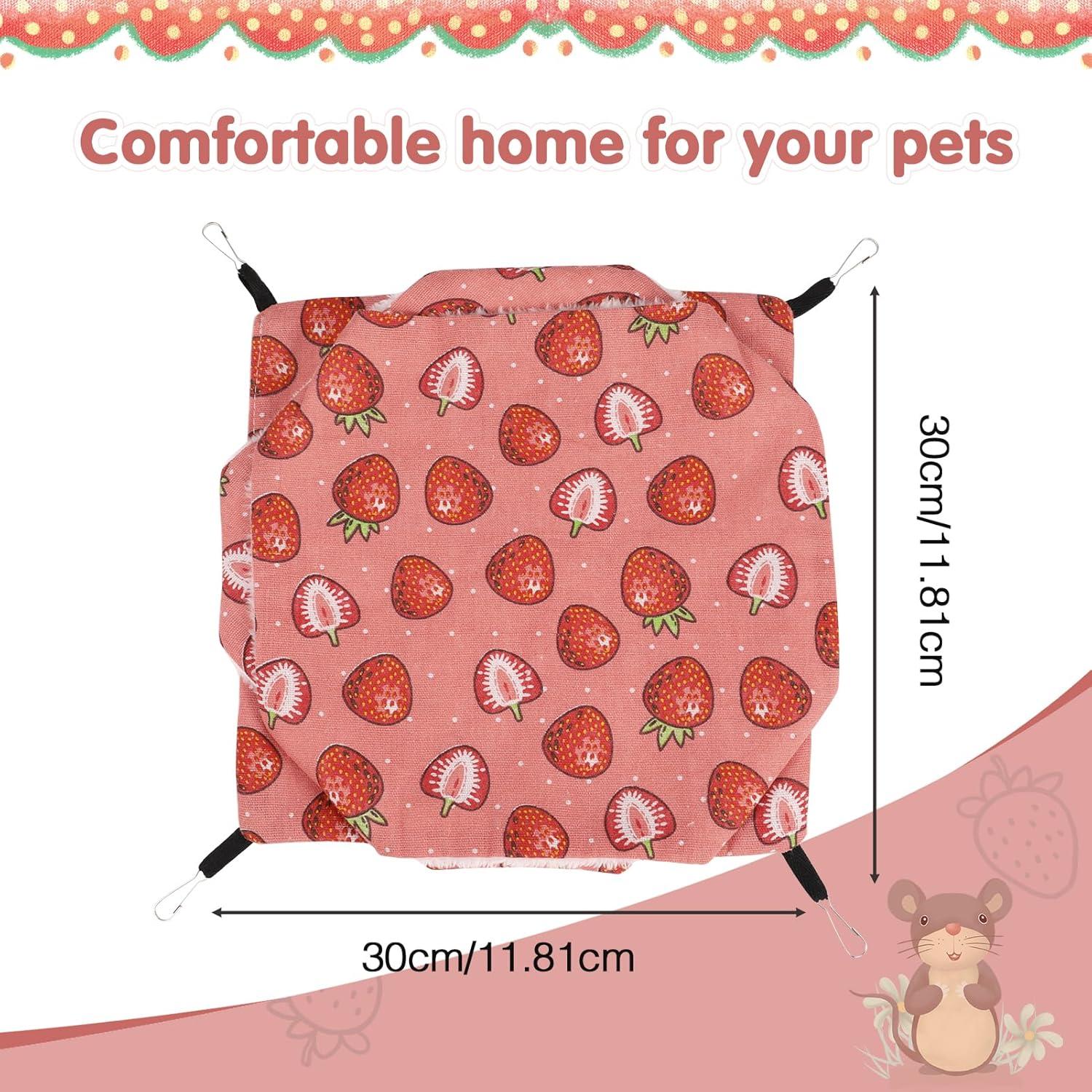 Hamaca Colgante para Mascotas XINRUI 30x30cm Rojo Frambuesa