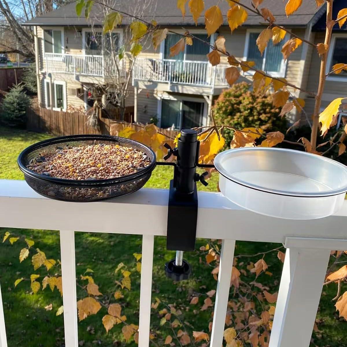 Bandeja y Tazón para Alimentador de Aves Yojanner 17.78 cm