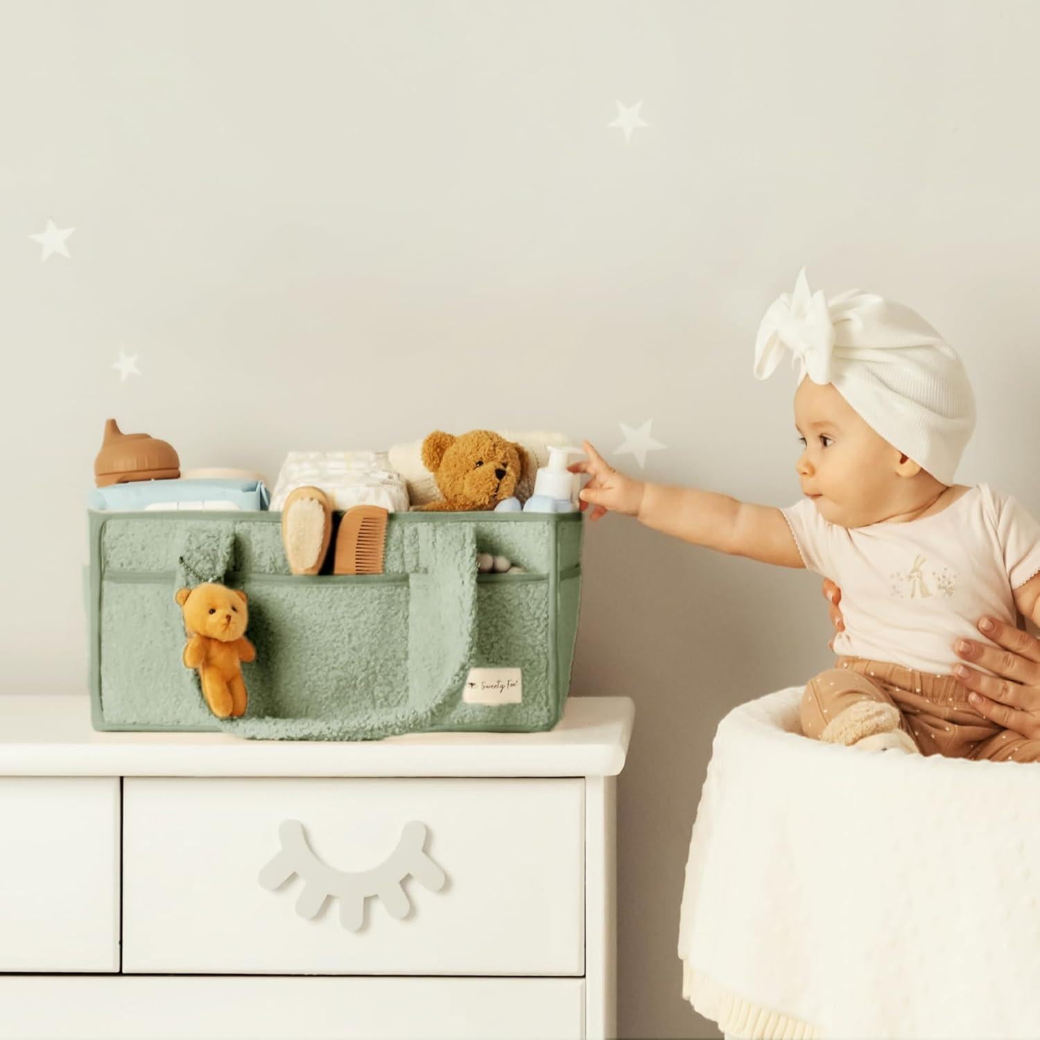 Organizador de Pañales Sherpa BMS International Verde 38.86x20.70x7.91 cm