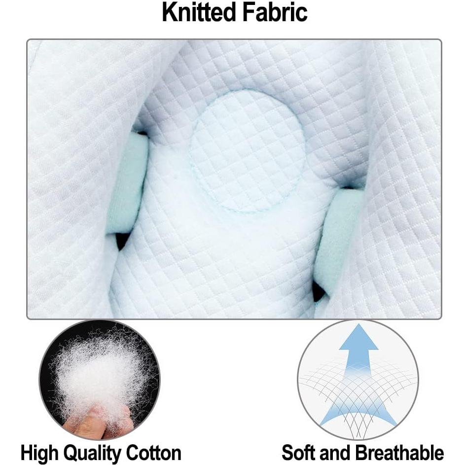 Cojín de Viaje 2 en 1 Blublu Park para Bebés Azul