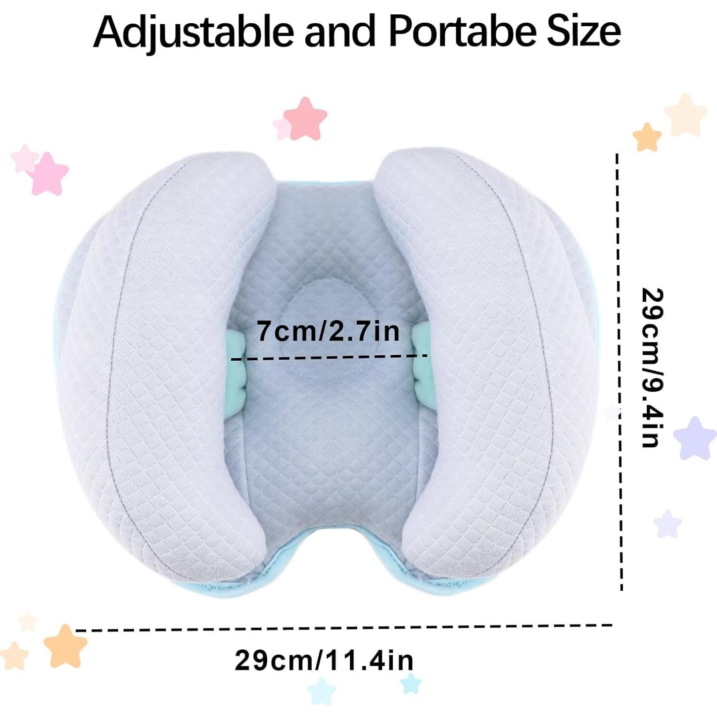 Cojín de Viaje 2 en 1 Blublu Park para Bebés Azul