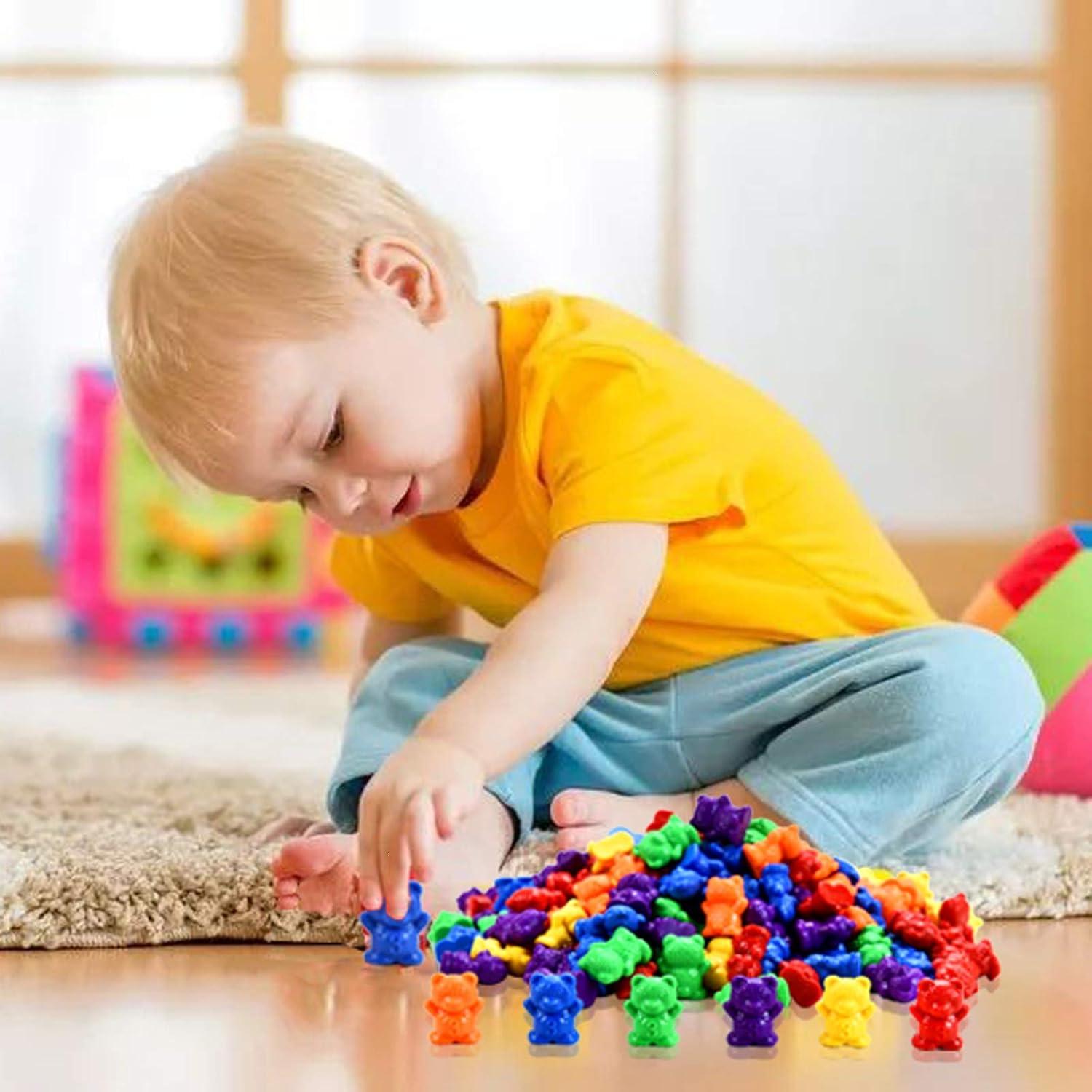 Ositos de Conteo de Colores Timoo - 60 PCS Brillantes