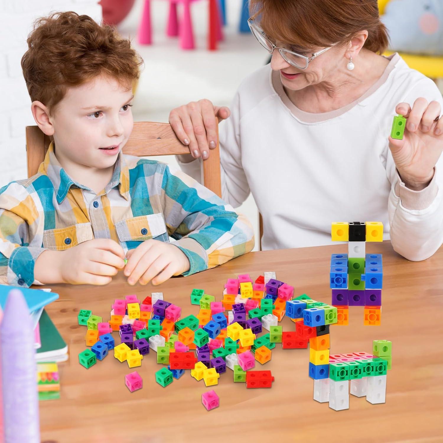 Jenaai 300 Cubos de Conteo Plásticos para Matemáticas