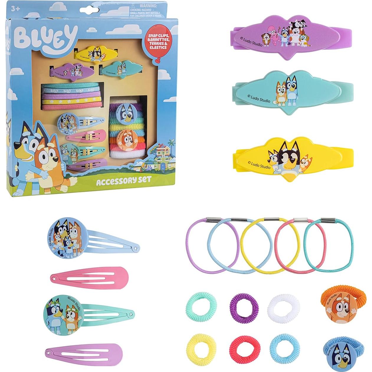 Set de Accesorios para Niñas Luv Her Bluey 20 Piezas