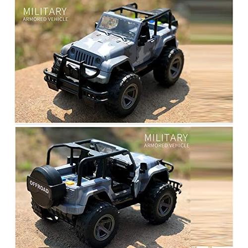 Coche Juguete Militar Todoterreno YesToys 1:16 con Luces y Sonidos