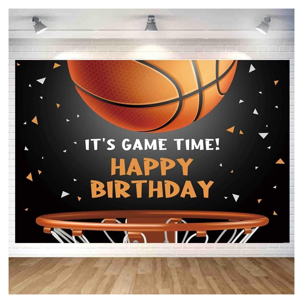 Banner de Cumpleaños Baloncesto DuftGu 180x120 cm