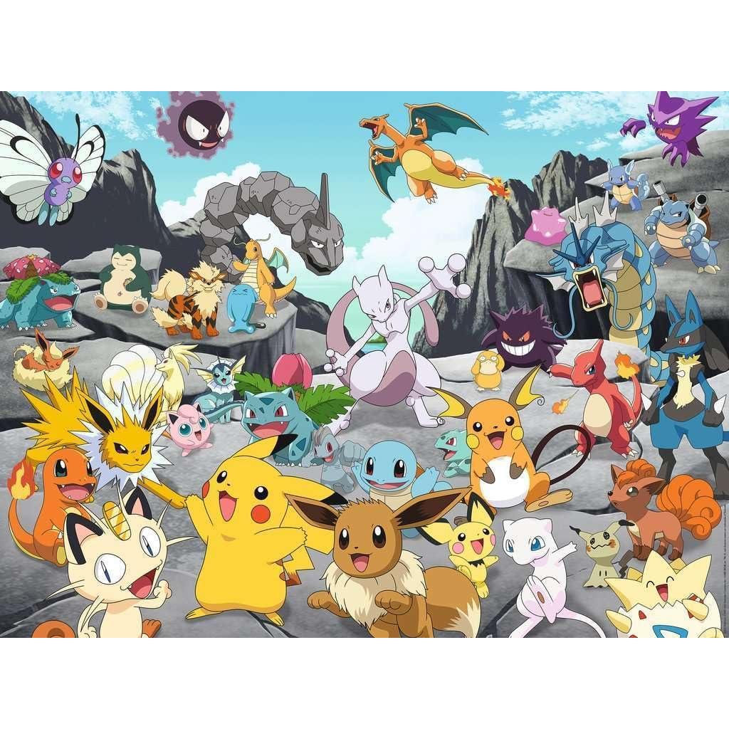 Rompecabezas Ravensburger Pokémon Clásicos 1500 Piezas 80x60 cm