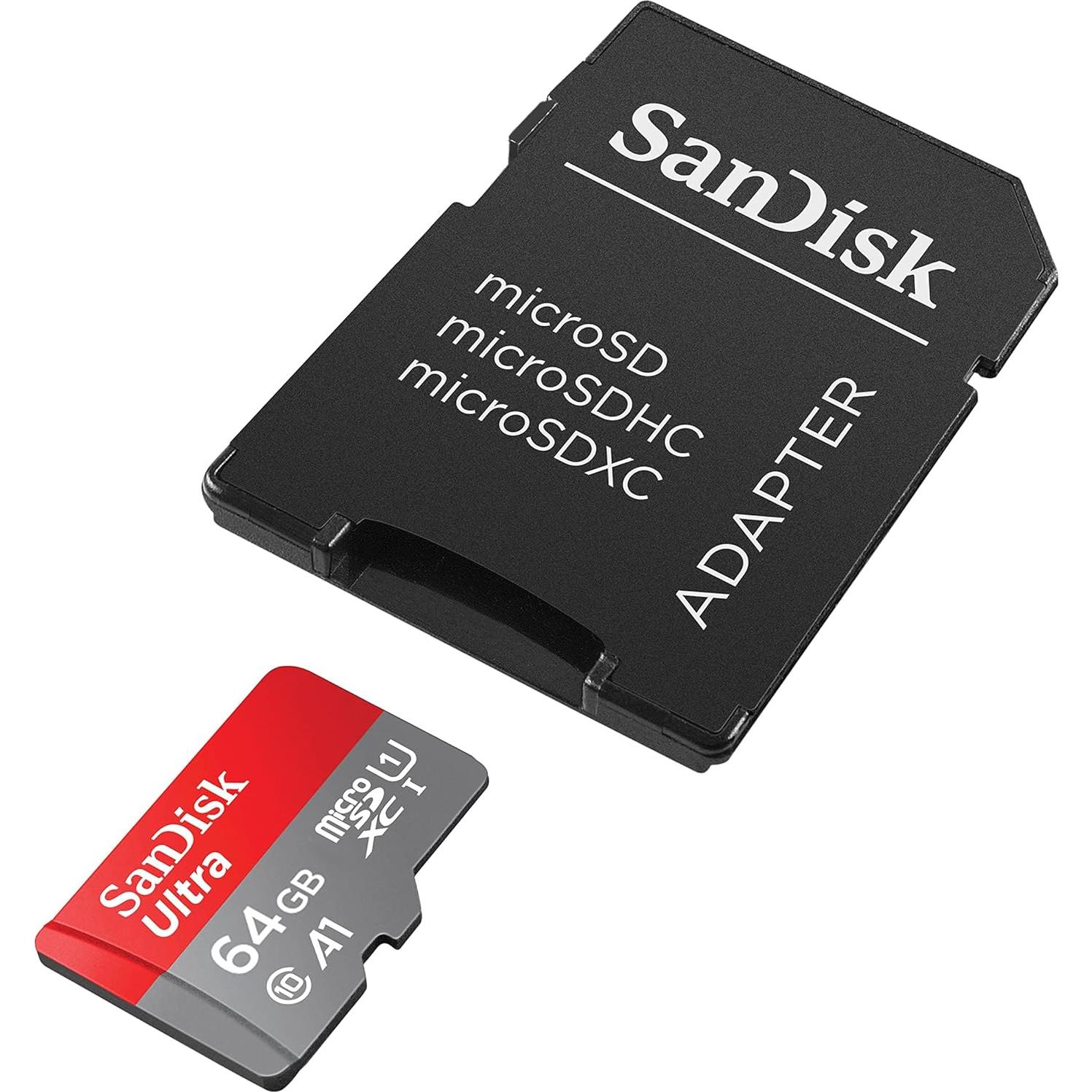 Tarjeta de Memoria SanDisk 64GB Ultra microSDXC UHS-I 120MB/s