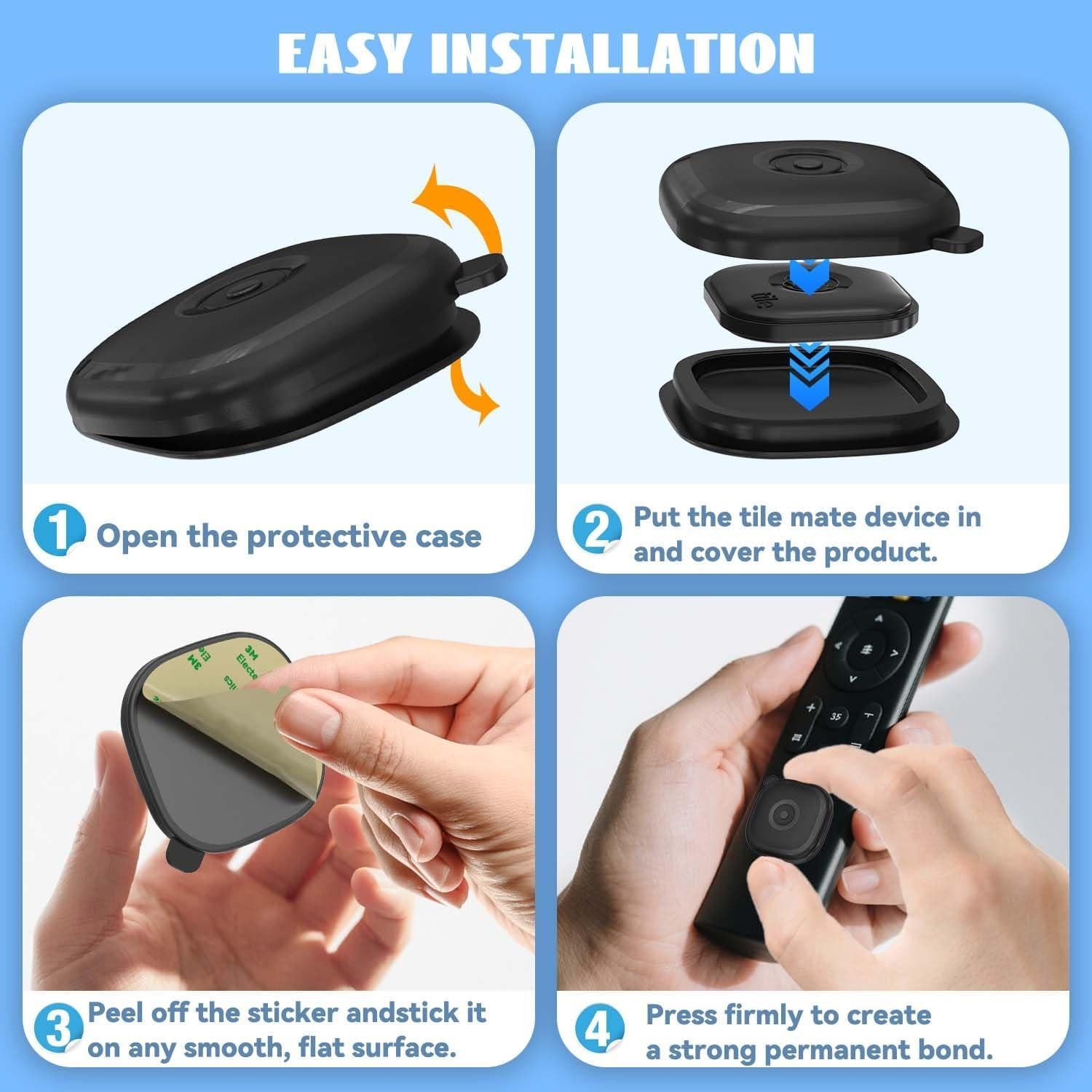 Funda Adhesiva Impermeable para Rastreador Tile Mate 2024 - 2 Pack