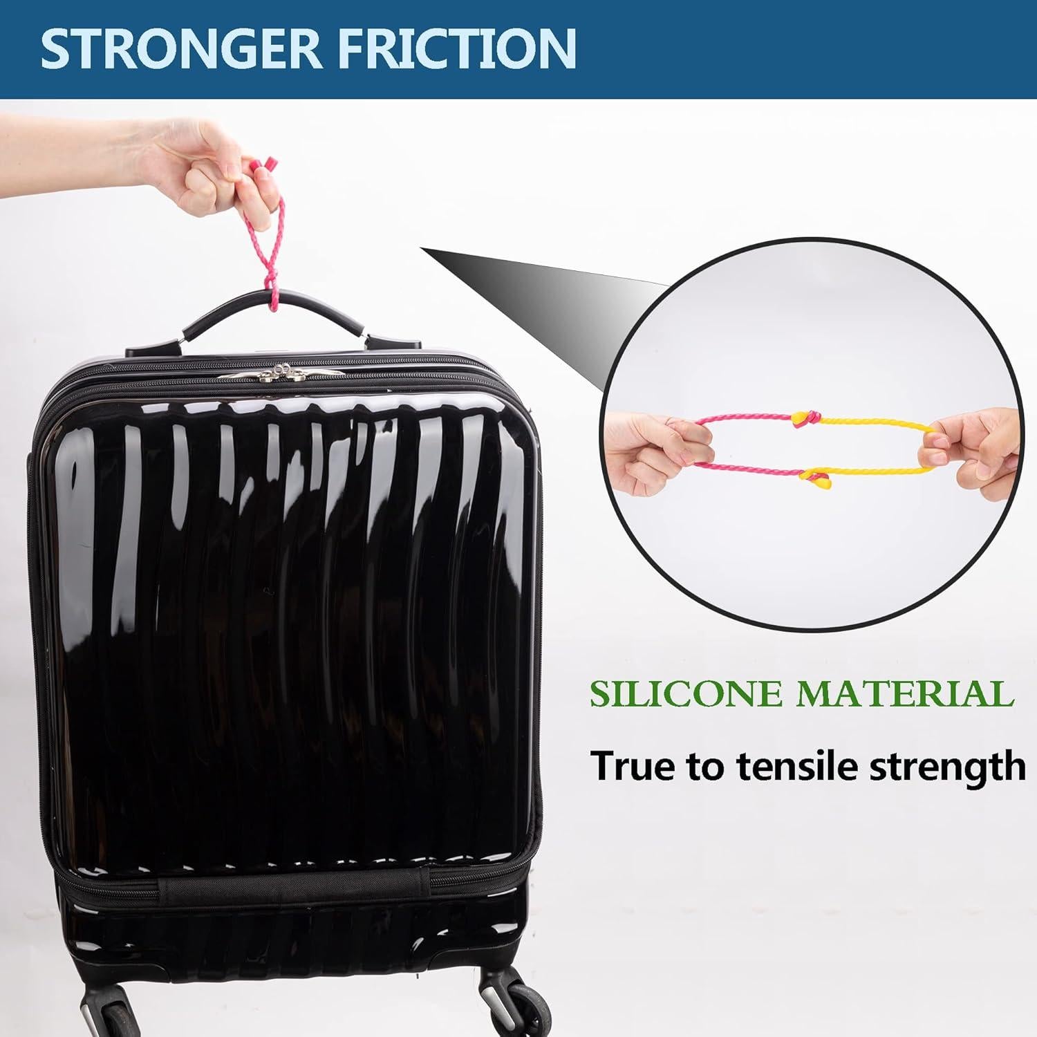 12 Sujetadores de Cable Reutilizables Dreamxiang 4-6-12cm Silicona