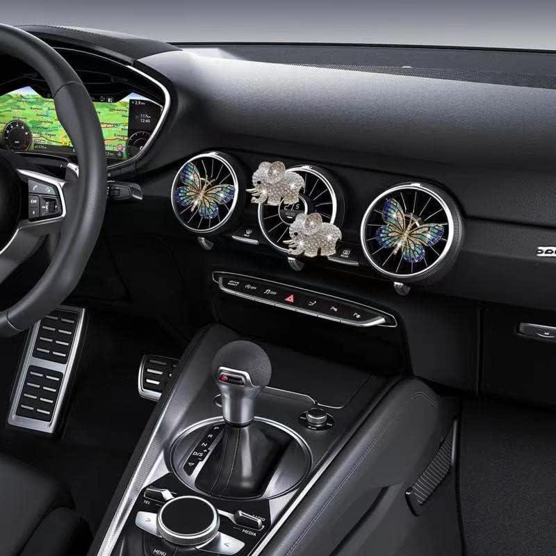 Clip de Perfume para Coche Galyacht Mariposa Brillante 4 Pcs