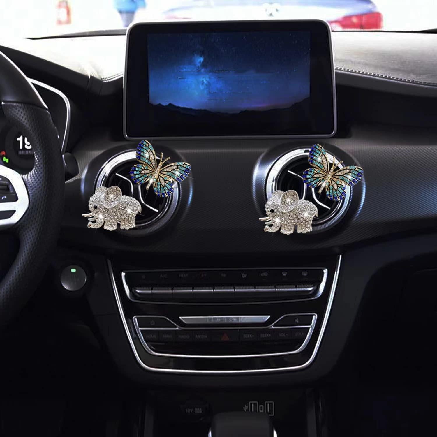 Clip de Perfume para Coche Galyacht Mariposa Brillante 4 Pcs