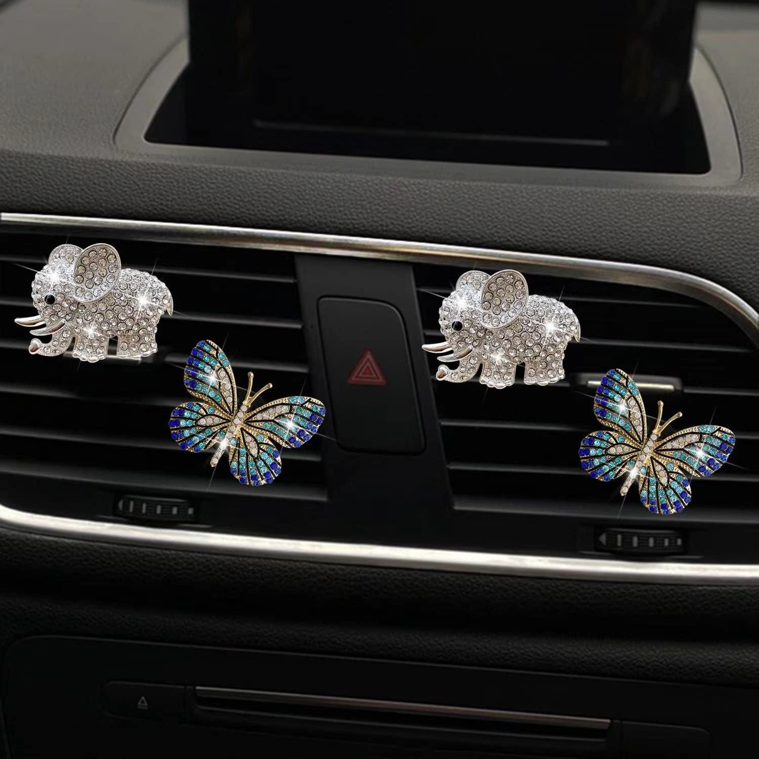 Clip de Perfume para Coche Galyacht Mariposa Brillante 4 Pcs