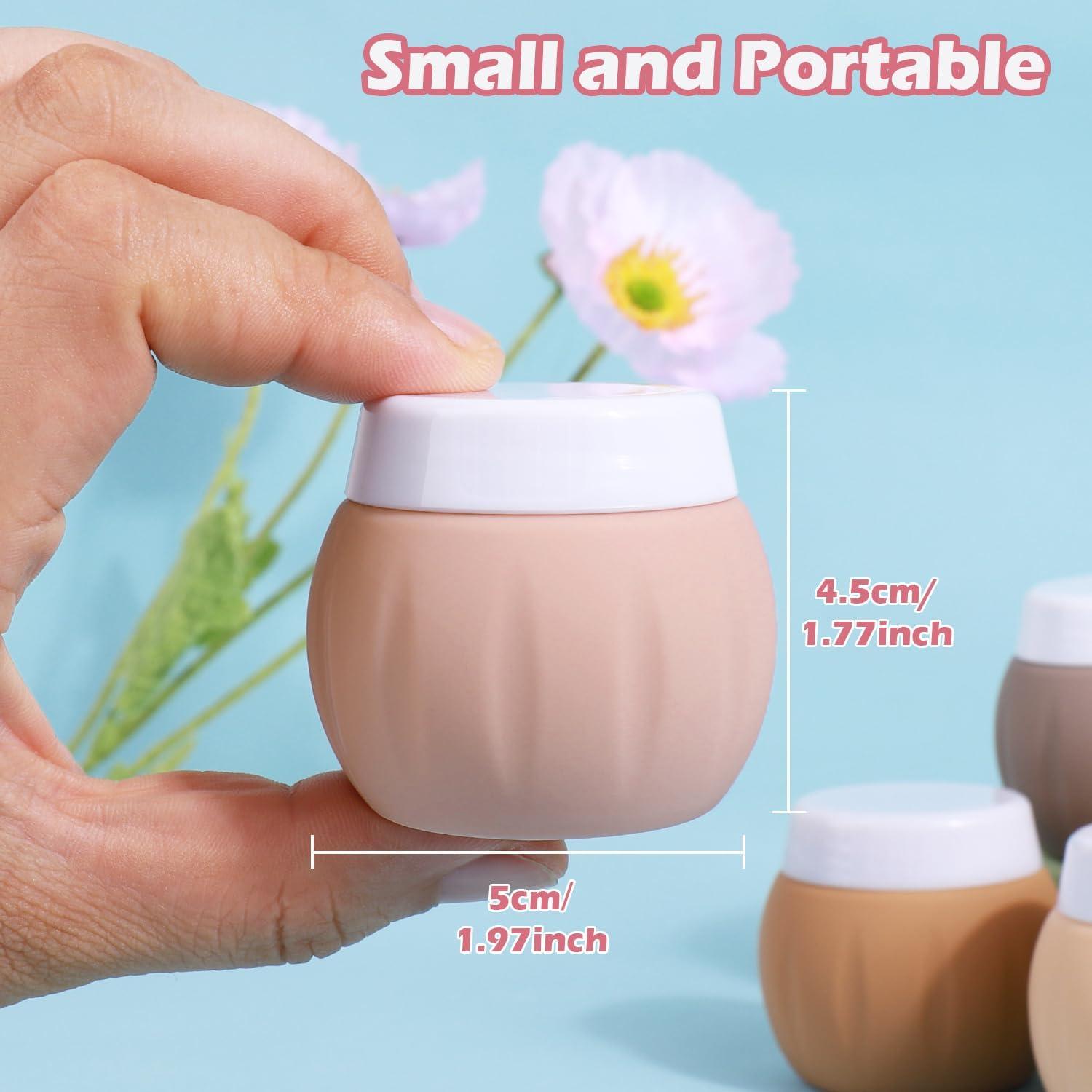 Contenedores de Viaje GLAMFIELDS 50ml Silicona Aprobados TSA