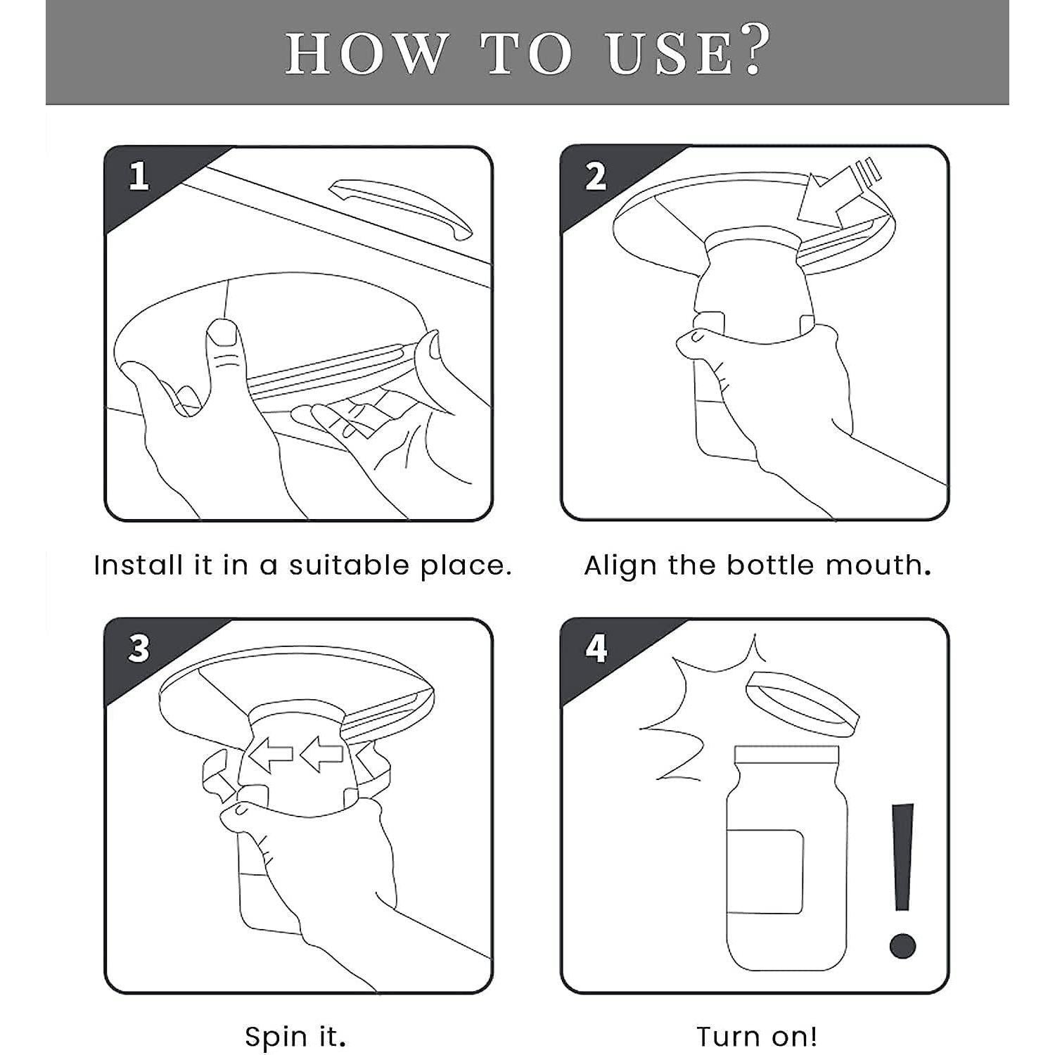 Abre frascos manual MOJO-HOME MJ-EASY con cinta antideslizante