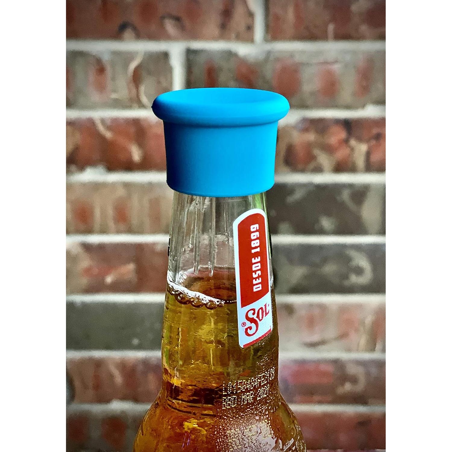 Tapones de Silicona para Vino Bricktown Supply Co. Azul 2 Pzs