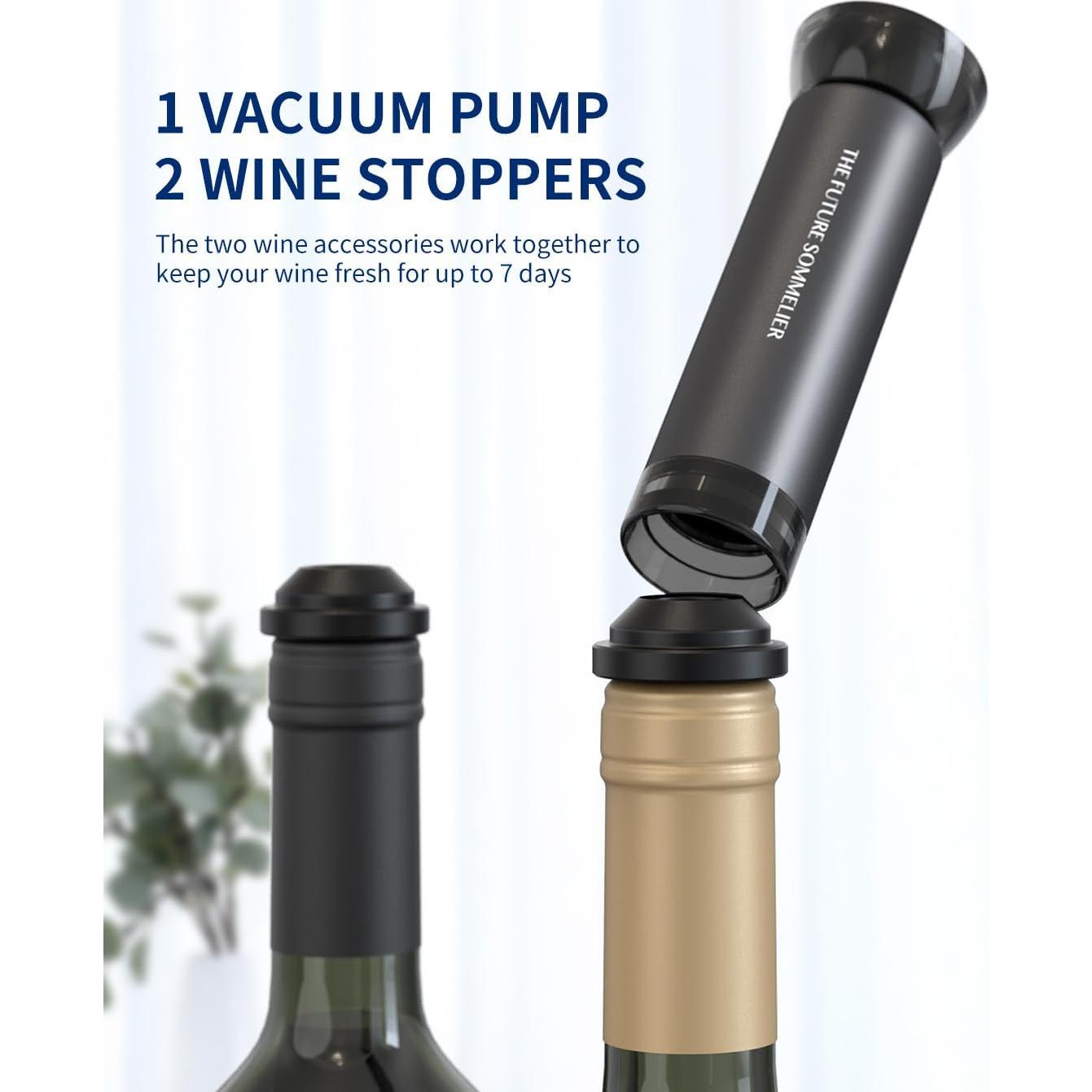 Juego de Vino Eléctrico Recargable 7-en-1 CIRCLE JOY