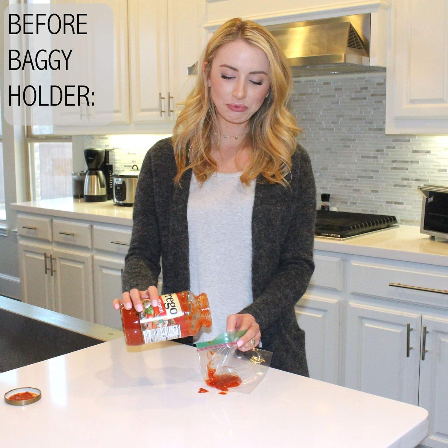 Soporte Ajustable para Bolsas Jokari - Paquete de 2 Verde