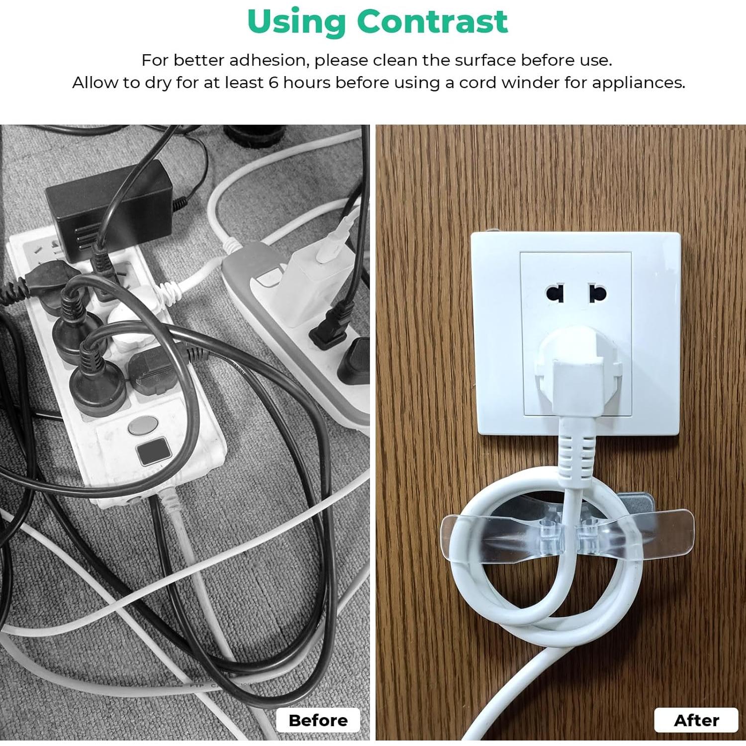 Organizador de Cables para Electrodomésticos REIKOT 10 Pcs