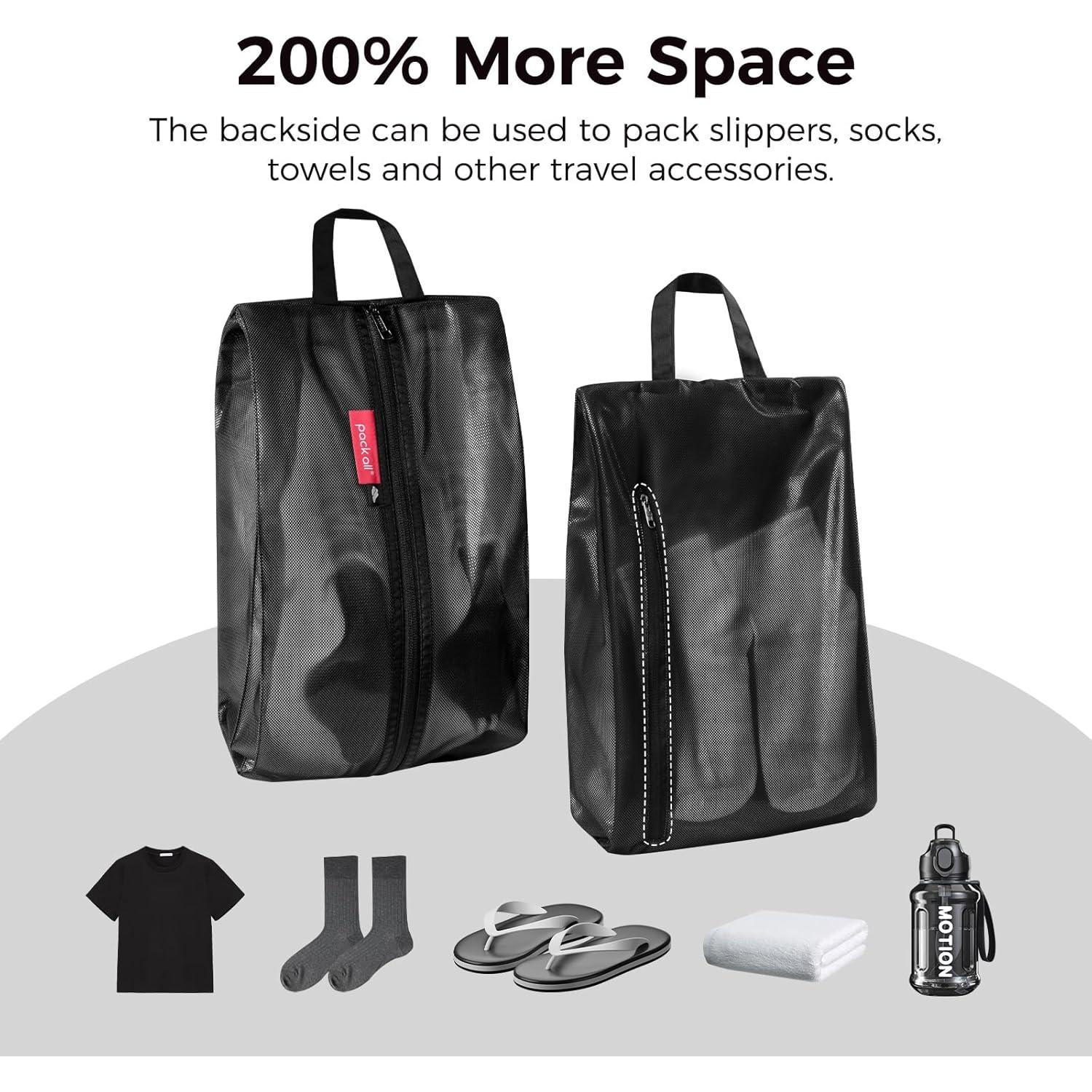 Bolsa de Zapatos Pack All Resistente al Agua Doble Bolsillo