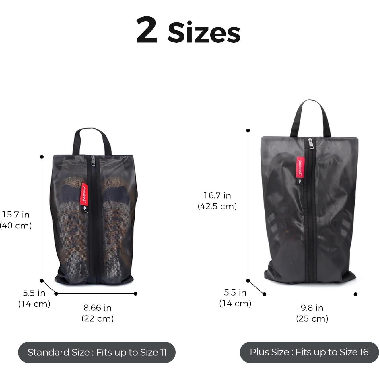 Bolsa de Zapatos Pack All Resistente al Agua Doble Bolsillo