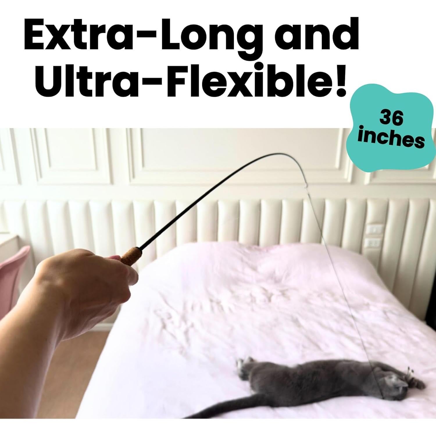 Varita de Juguete para Gatos Repounce Forever Stick 91 cm