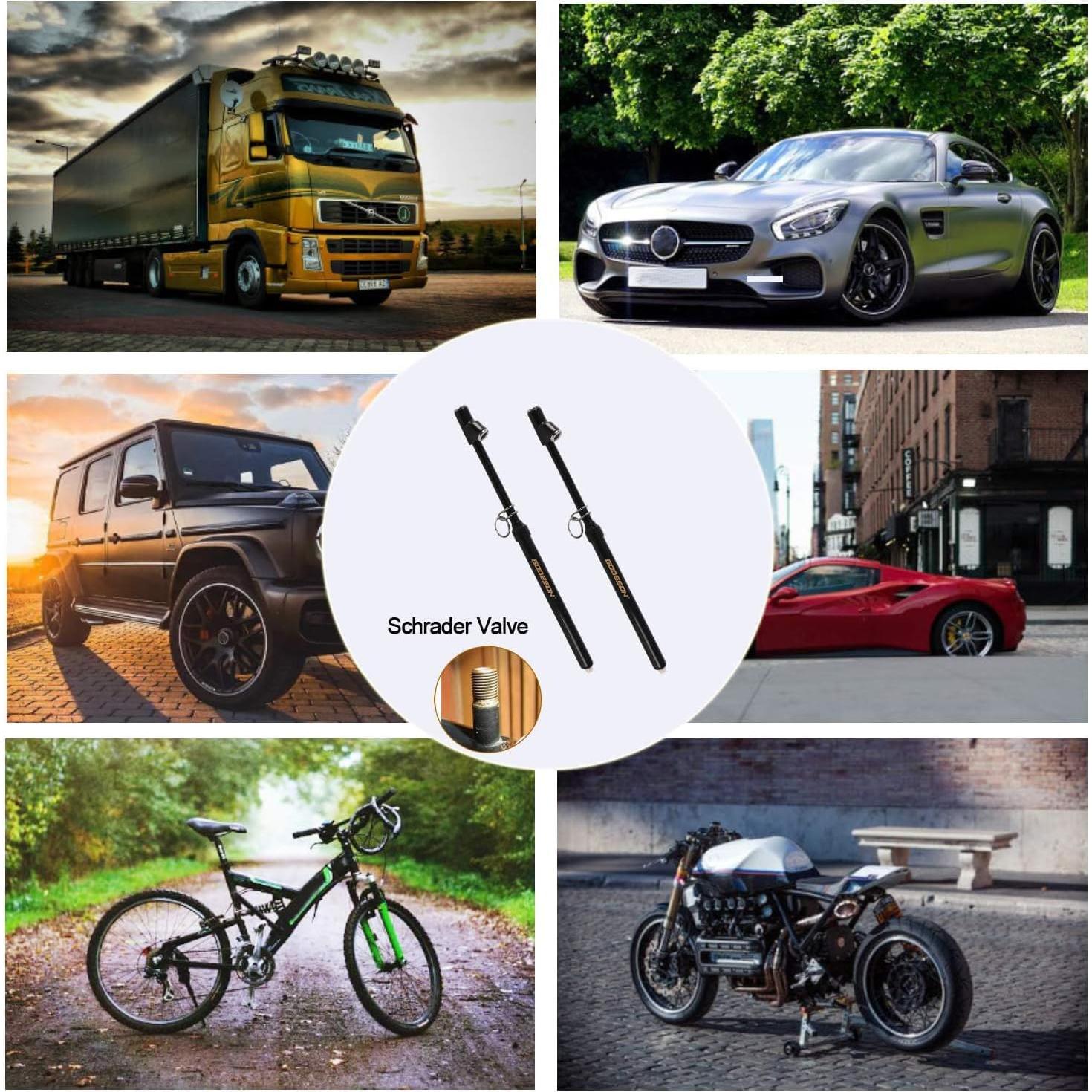 Medidor de Presión de Neumáticos GODESON Doble Cabeza 10-150 PSI