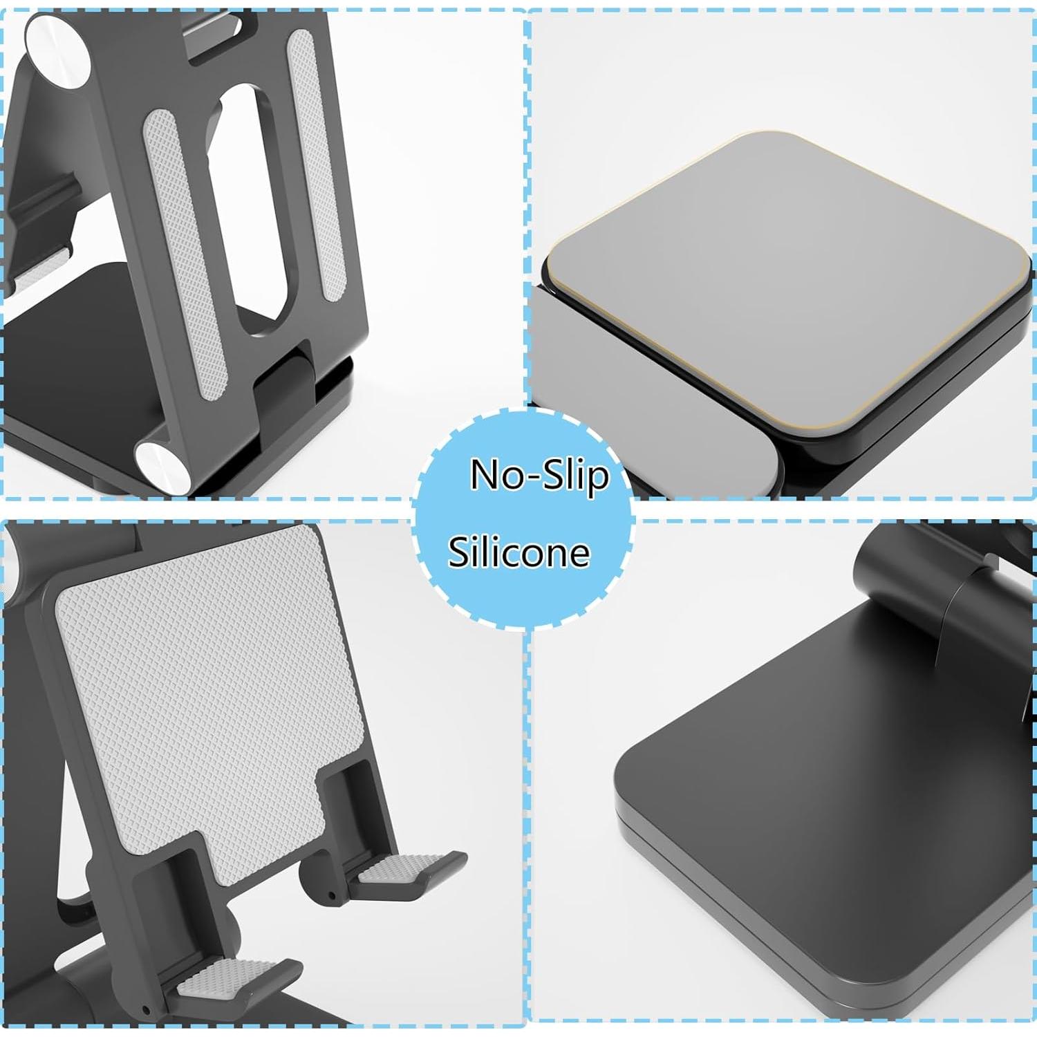 Soporte Plegable para Teléfono Móvil Fanlory Negro - Ajustable