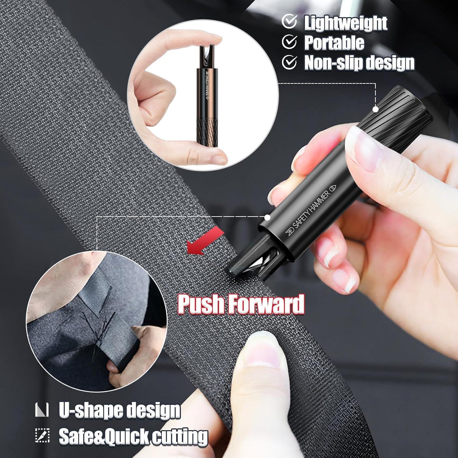 Martillo de Seguridad 2-en-1 PILISPARK para Automóvil - Escape Rápido