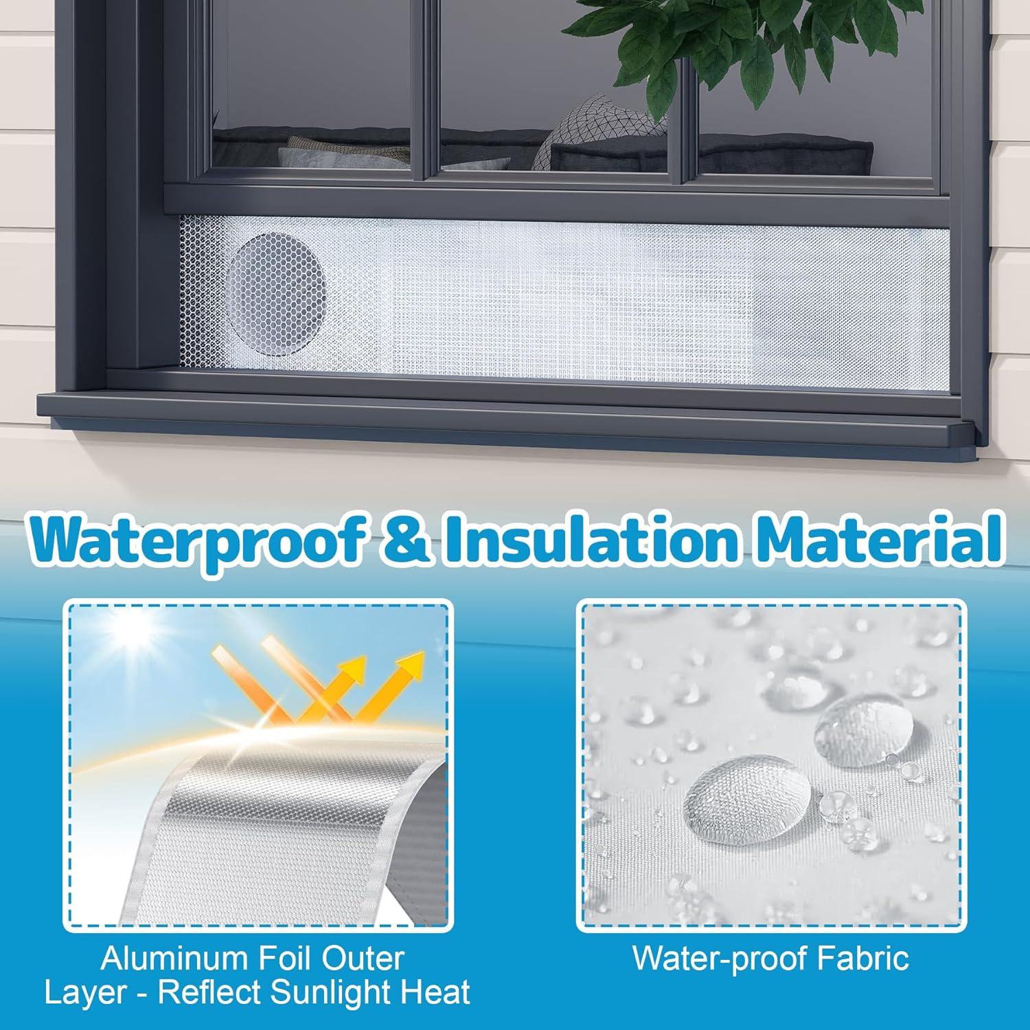 Kit de Ventana para Aire Acondicionado Portátil Air Jade 40-64"