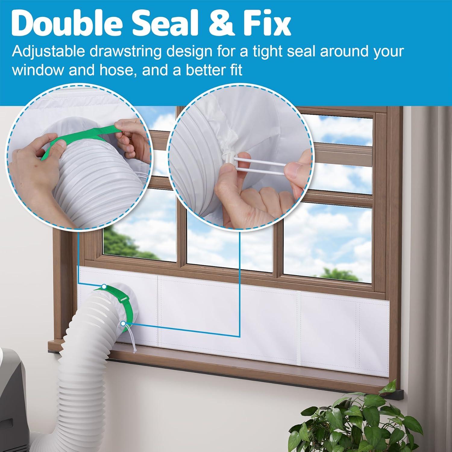 Kit de Ventana para Aire Acondicionado Portátil Air Jade 40-64"